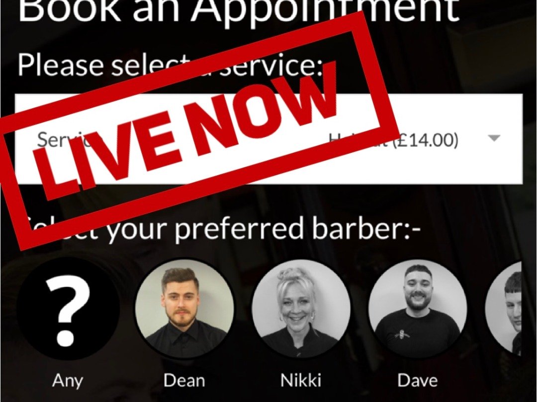 **Appointments Now Live**